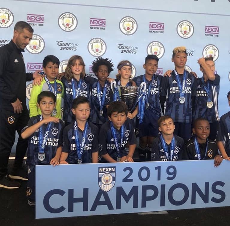 LA Galaxy U-11's win Manchester City Cup -